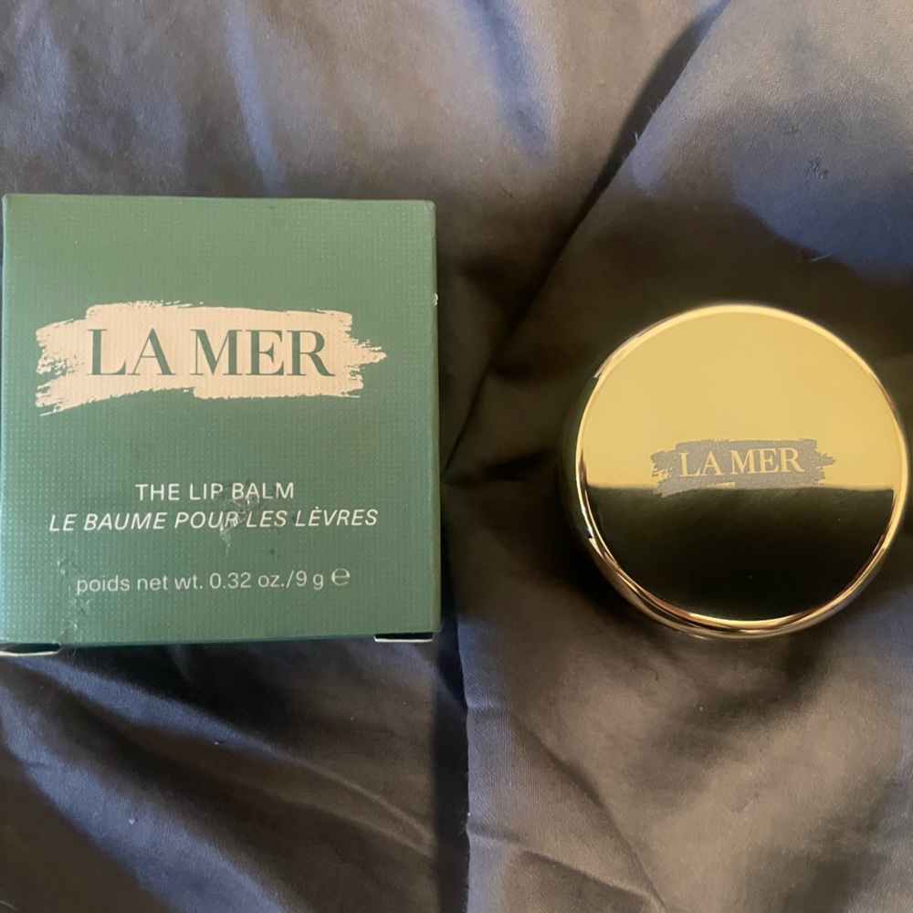 La mer empty lip balm jar